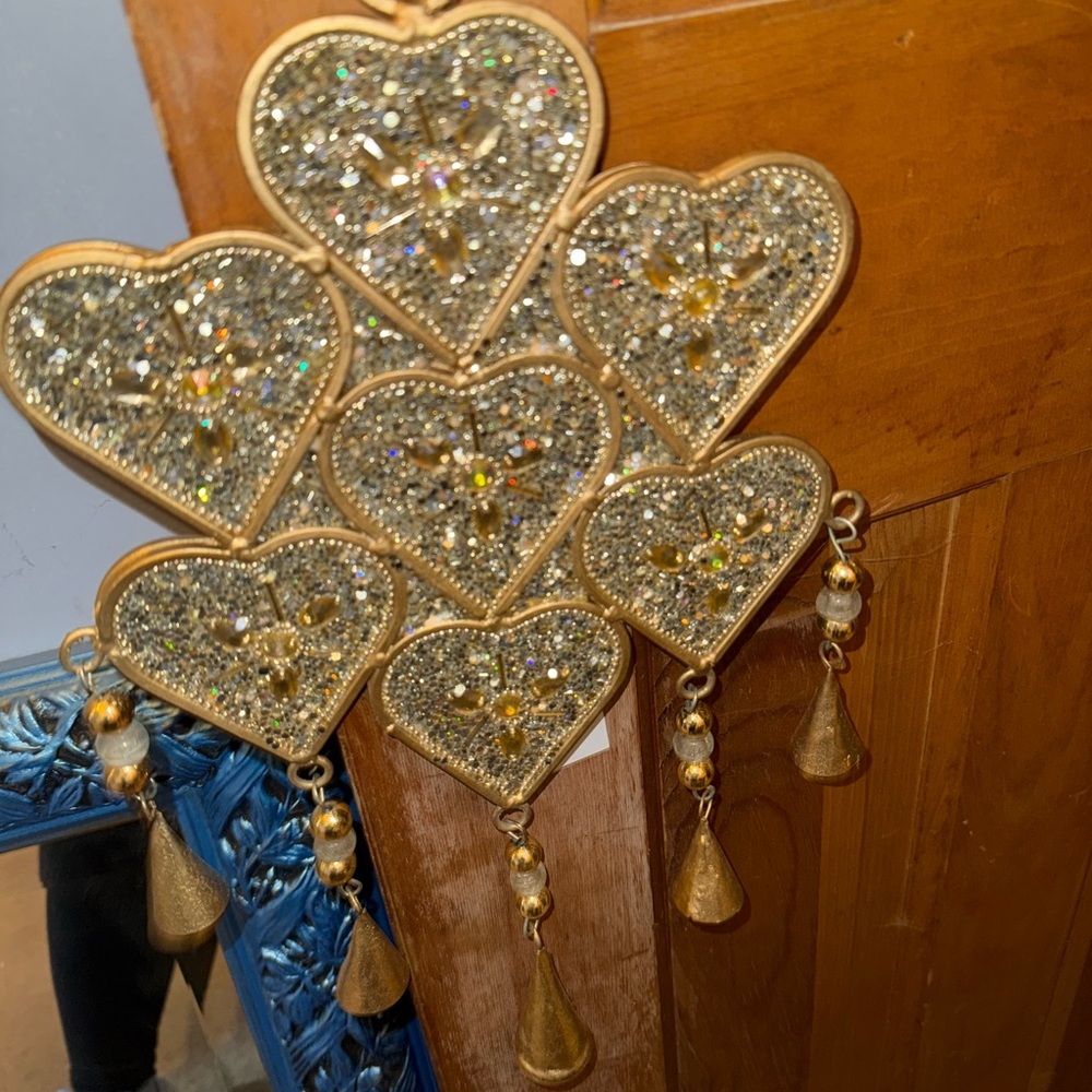 Heart wind chime